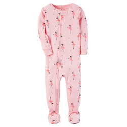 1-Piece Ballerina Snug Fit Cotton PJs