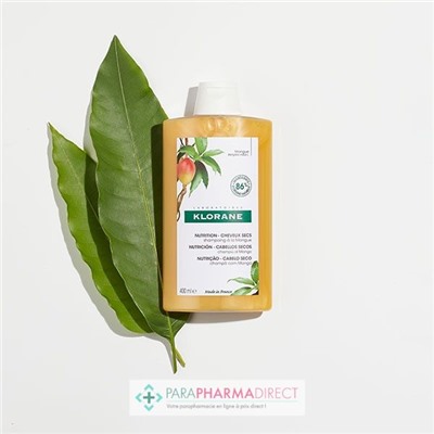 Klorane Beurre de Mangue Shampooing Nutrition 400ml