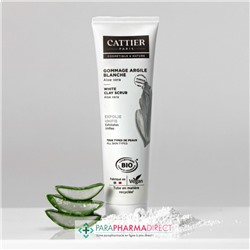 Cattier Gommage Argile Blanche Aloe Vera Tous Types de Peaux BIO 100ml
