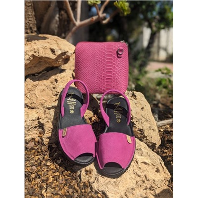 Ab. Zapatos 3106-8 magenta+Ab.Zapatos Pelle 306 (350) serpiente FUXIA АКЦИЯ