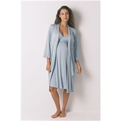 Camisón técnico "maternity" soft touch azul