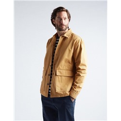 Overshirt, Men, Dark Yellow