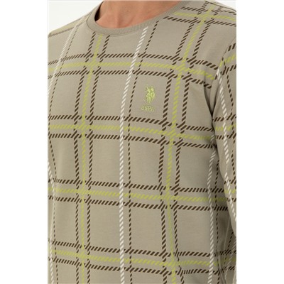 Erkek Açık Haki Sweatshirt