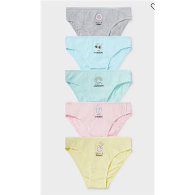 Multipack 5er - Slip - Bio-Baumwolle