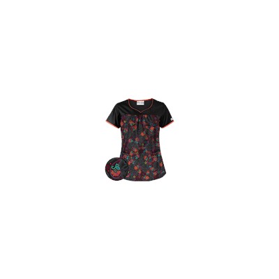 UA Pretty Persian Black Scrub Top