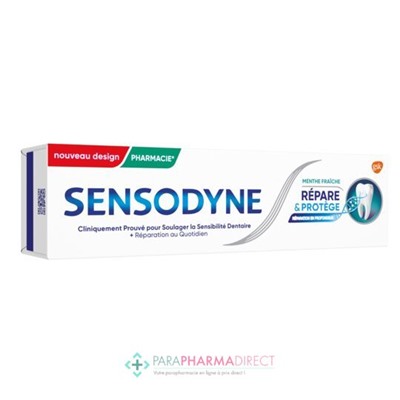 Sensodyne Répare & Protège - Menthe Fraîche - Dentifrice 75 ml