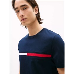 Embroidered Flag Logo T-Shirt