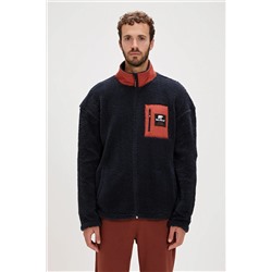 Bad Bear, Ryan Plush Full-Zip Lacivert Erkek Sweatshirt