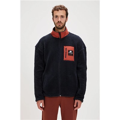 Bad Bear, Ryan Plush Full-Zip Lacivert Erkek Sweatshirt
