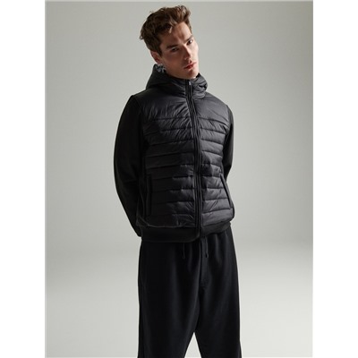 Jacke aus materialmix