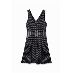 Vestido punto skater
