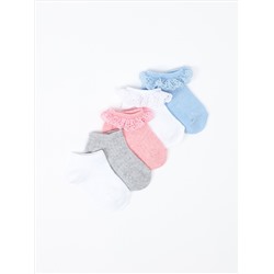 PACK DE 5 PARES DE CALCETINES CON PUNTILLA