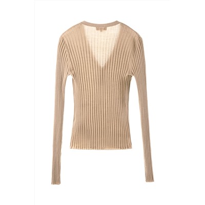 Jersey de lana Beige