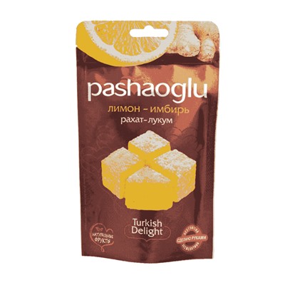 Рахат-Лукум "Pashaoglu" 150 гр лимон-имбирь 1/18, шт