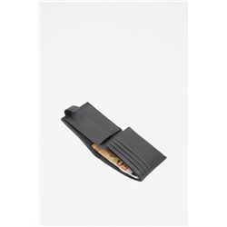 Cartera de piel Chief Gris oscuro