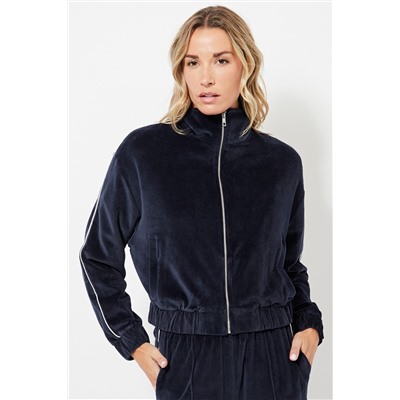 Chaqueta de terciopelo - Azul marino