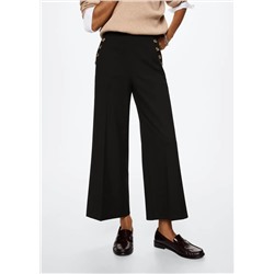 Pantalón culotte botones -  Mujer | MANGO OUTLET Melilla