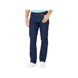 U.S. POLO ASSN. Stretch Slim Straight Five-Pocket Denim Jeans in Blue Rinse