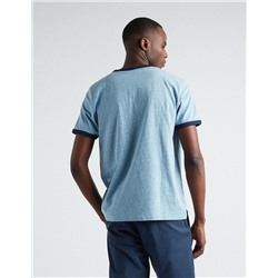 Contrast T-shirt, Men, Grey