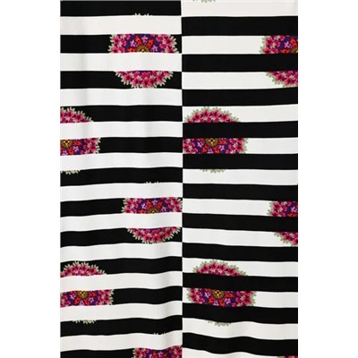 Vestido corto slim rayas