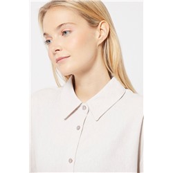 Camisa de lino Beige