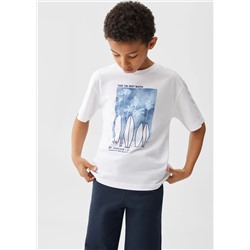 Camiseta estampada algodón -  Niño | MANGO OUTLET España