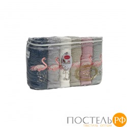 Полотенце Карвен Vip Cotton FLAMINGO 50*90 6 шт. махра Н 3260