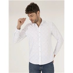 Pembe Slim Fit Uzun Kollu Gömlek