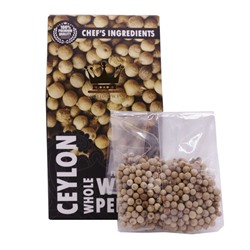 UNITED SPICES White pepper Белый перец горошек премиальный сорт 30г