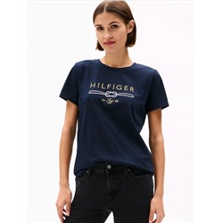 Hilfiger Nautical Rope Logo T-Shirt