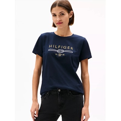 Hilfiger Nautical Rope Logo T-Shirt