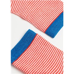 Kurze Socken mit Glitzerrand für Mädchen