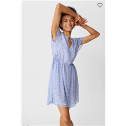 Fit & Flare Kleid - recycelt - geblümt