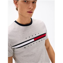 Embroidered Flag Logo T-Shirt