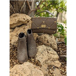 TEKILA 7005 Taupe+Ab.Zapatos PELLE Valentina (820) Taupe АКЦИЯ