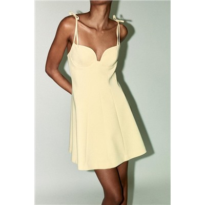 SHORT DRESS WITH BOWS