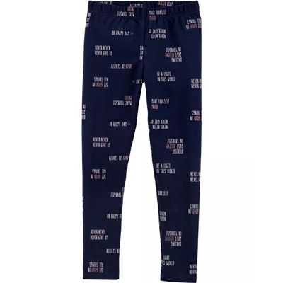 Carter's | Kid Slogan Leggings