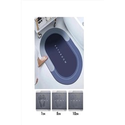 Allmart Süper Su Emici Kaymaz Tabanlı Banyo Paspası Ve Duş Önü Paspası paspas