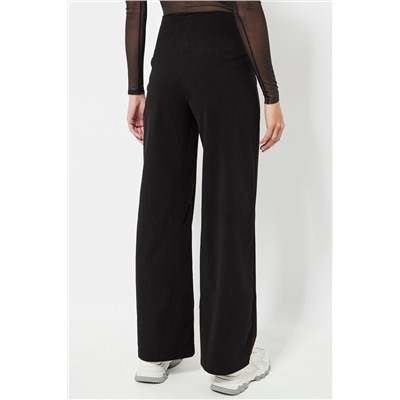 Pantalón de pana cintura alta - Negro