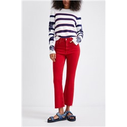 Pantalón tobillero acampanado