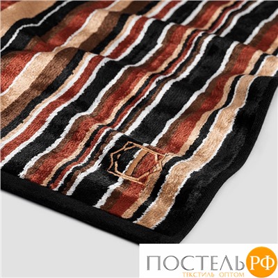 TOGAS ЭРВЕ корич-черн Полотенце 50х100, 1 пр., 75% хлопок/25% модал, 550 г/м2
