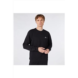 Nautica Erkek Siyah Standart Fıt Uzun Kollu Sweatshırt KE37600T