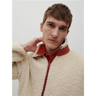 Wendejacke aus Lammfellimitat