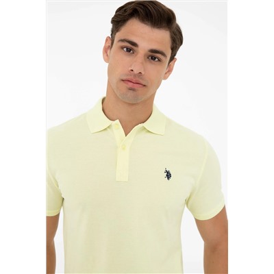 Erkek Su Yeşili Basic Polo Yaka Tişört