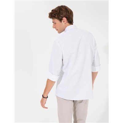 Siyah Slim Fit Uzun Kollu Gömlek