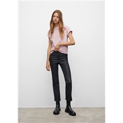 Pantalón skinny encerado