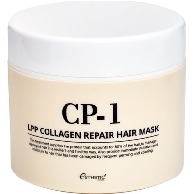 [ESTHETIC HOUSE] Восстанавливающая маска для волос CP-1 LPP COLLAGEN REPAIR HAIR MASK, 300 мл
