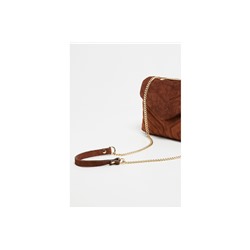 Bandolera de nobuk Mini Vivi Camel