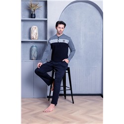 AHENGİM Man Erkek Pijama Takımı Interlok Öön Orta Parçalı Pamuklu Mevsimlik M70052267 1-2-10001210