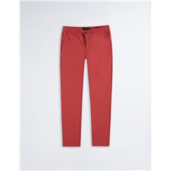 Slim Fit Chino Trousers, Men, Red